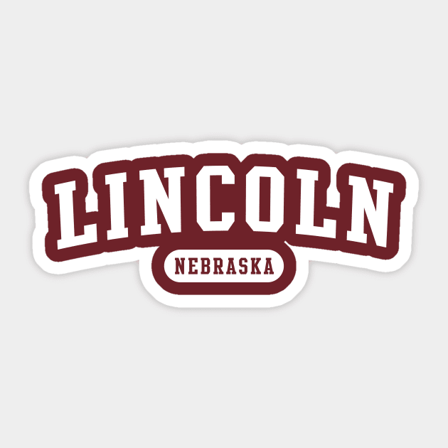 Lincoln, Nebraska Sticker by Novel_Designs